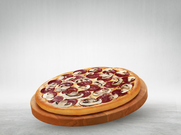 Sucuklu Mantarli Pizza